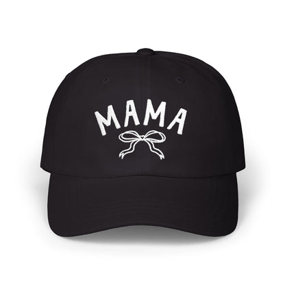 Cute Mama Embroidered Hat with Bow