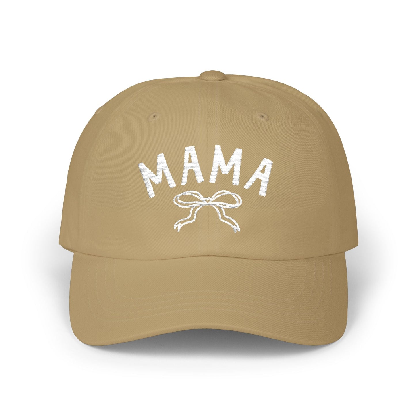 Cute Mama Embroidered Hat with Bow