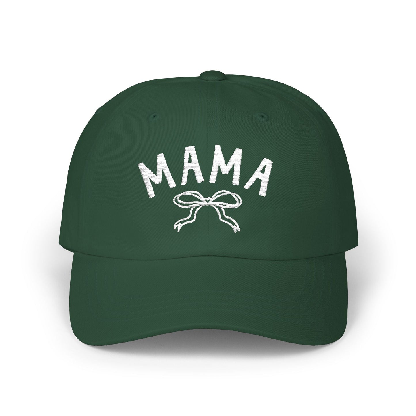 Cute Mama Embroidered Hat with Bow