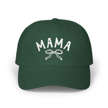 Cute Mama Embroidered Hat with Bow