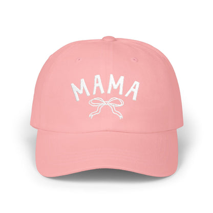 Cute Mama Embroidered Hat with Bow