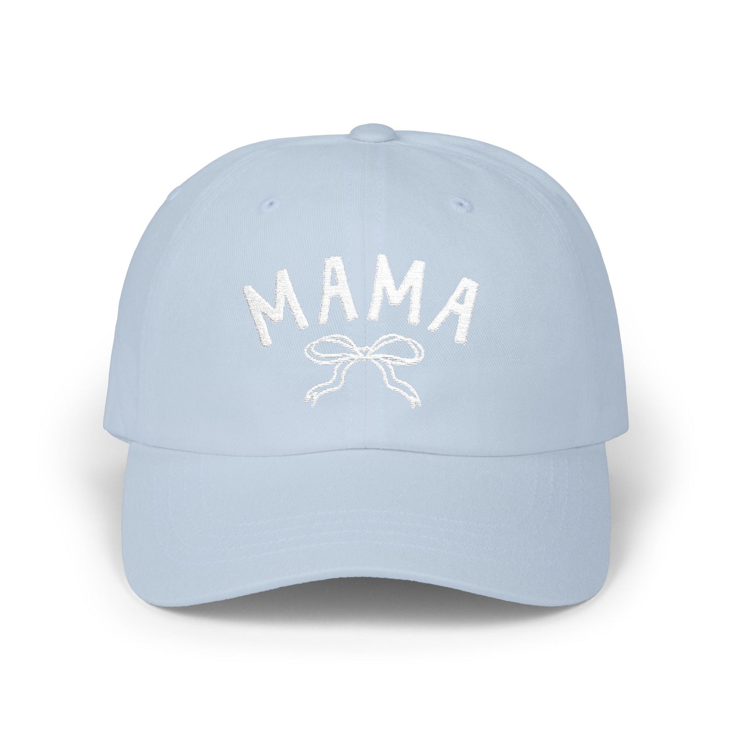 Cute Mama Embroidered Hat with Bow