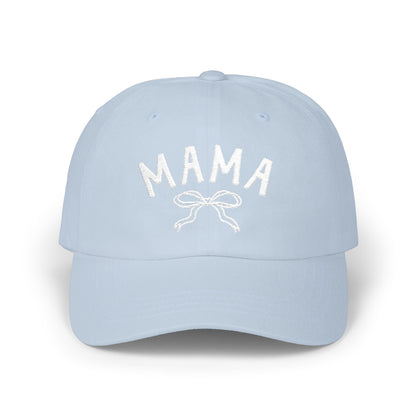 Cute Mama Embroidered Hat with Bow