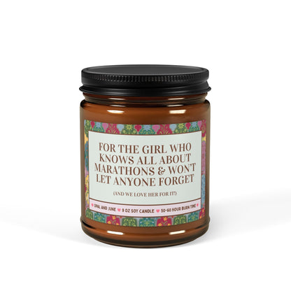 For the Girl Who Knows All About Marathons Candle