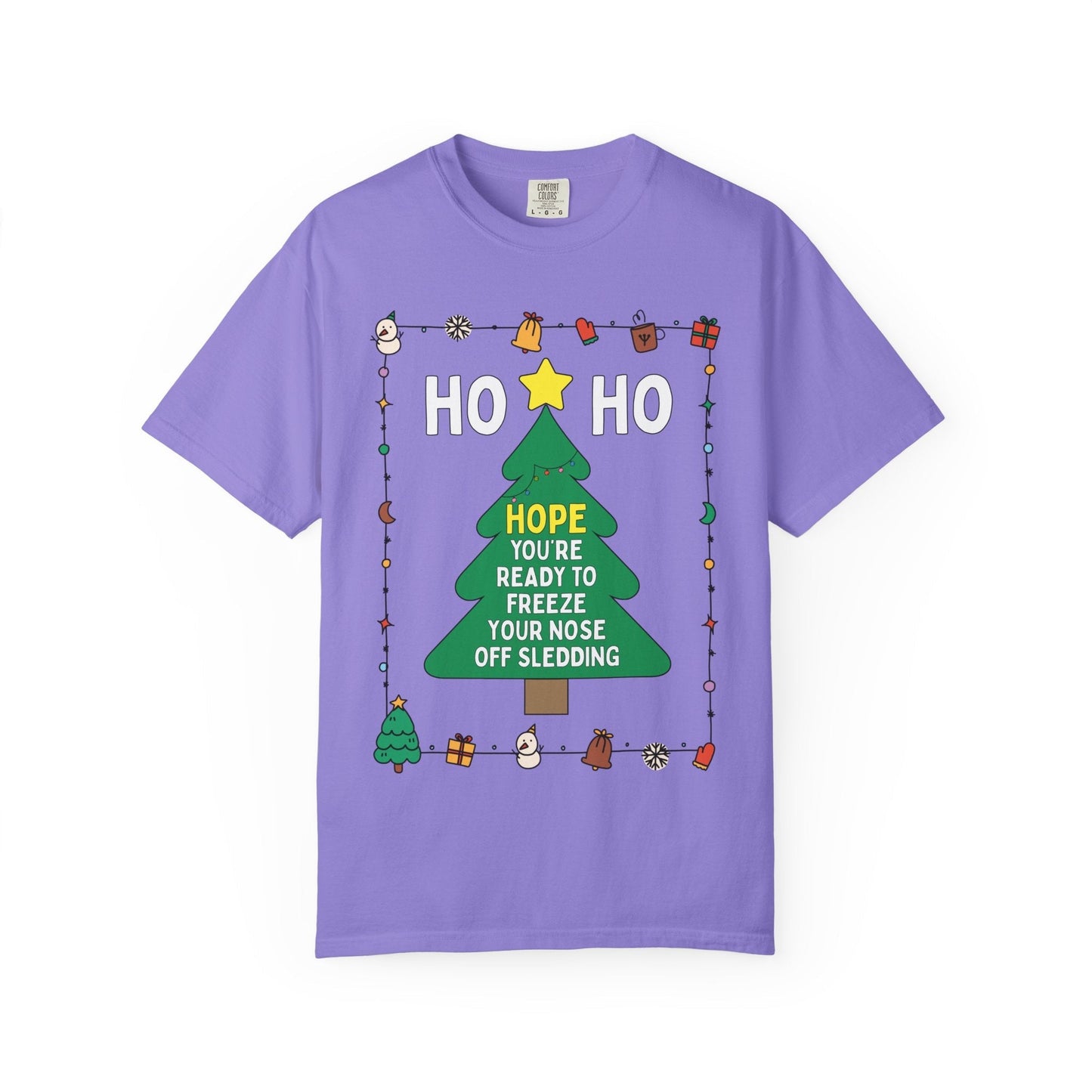 Cute Matching Christmas Activity T-Shirts for Family: Ho Ho Hope