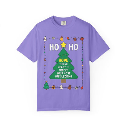 Cute Matching Christmas Activity T-Shirts for Family: Ho Ho Hope