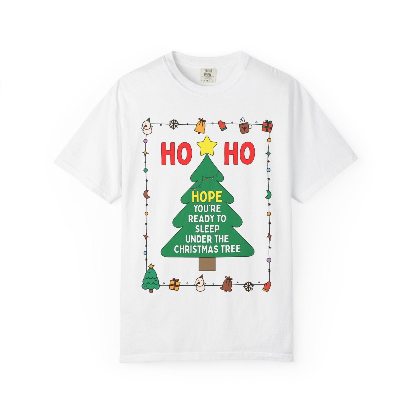 Cute Matching Christmas Activity T-Shirts for Family: Ho Ho Hope
