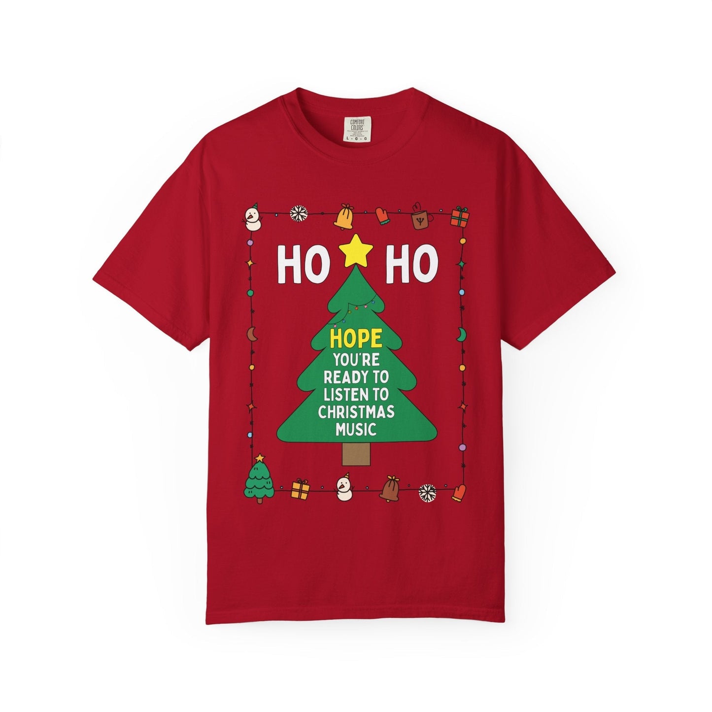 Cute Matching Christmas Activity T-Shirts for Family: Ho Ho Hope