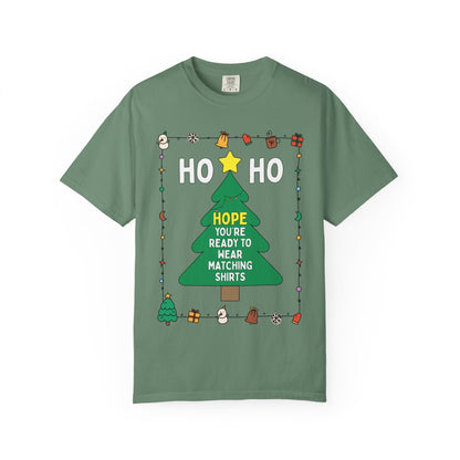 Cute Matching Christmas Activity T-Shirts for Family: Ho Ho Hope