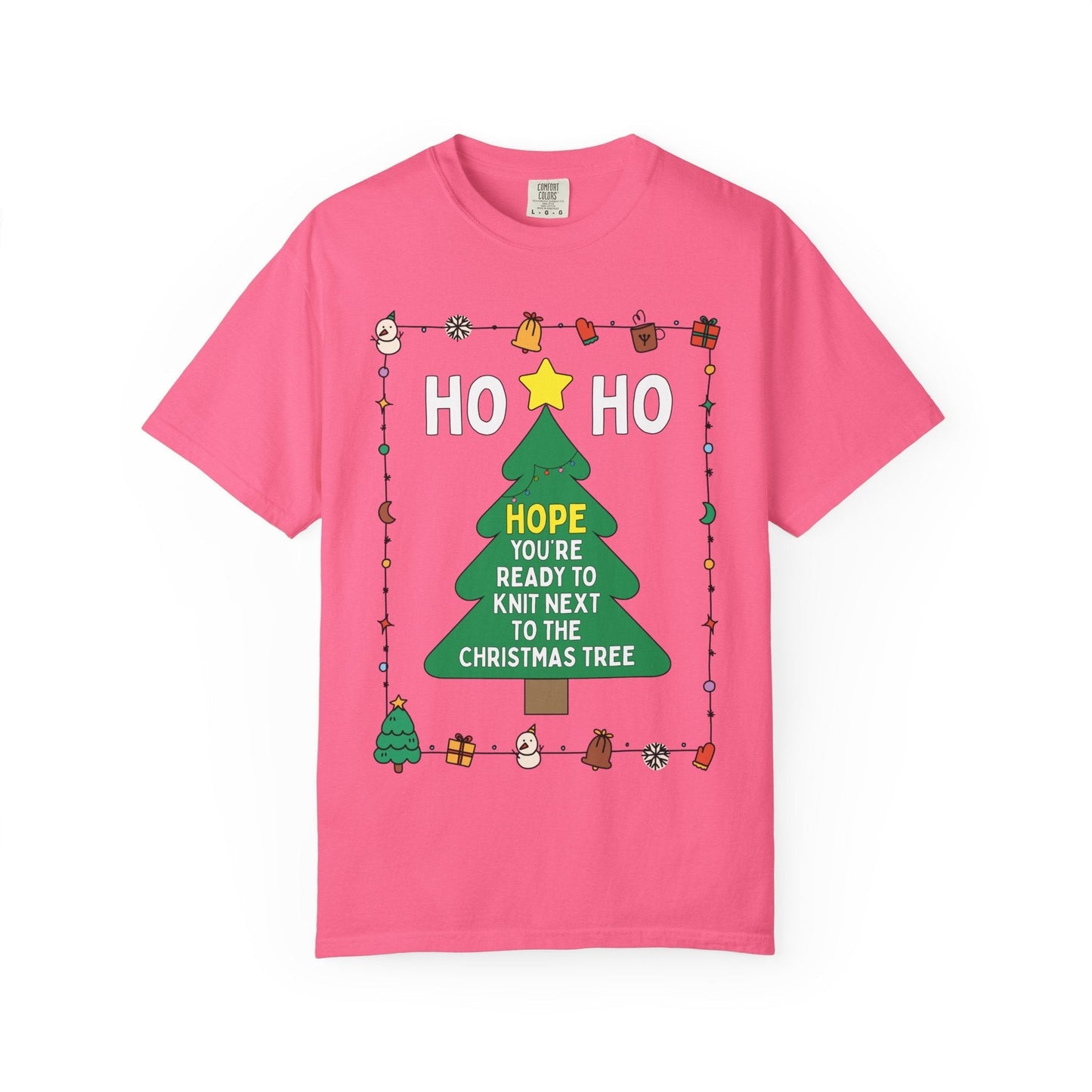 Cute Matching Christmas Activity T-Shirts for Family: Ho Ho Hope