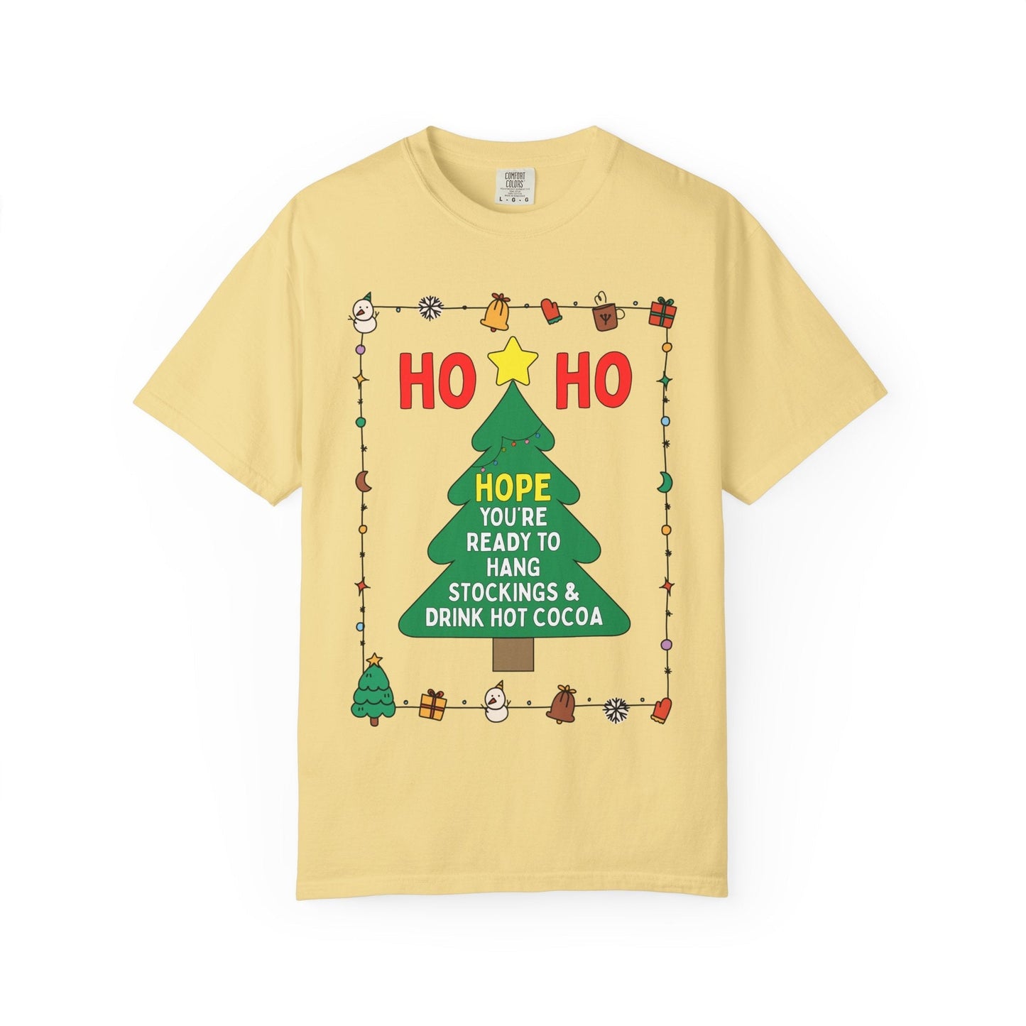 Cute Matching Christmas Activity T-Shirts for Family: Ho Ho Hope