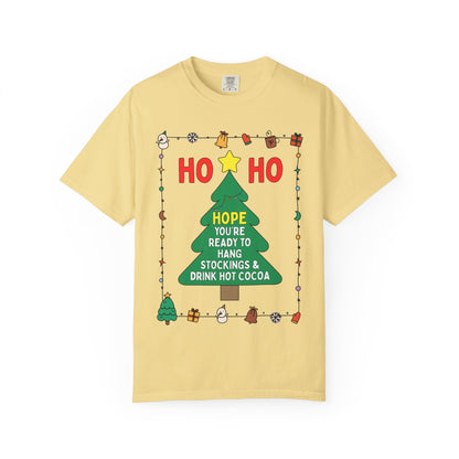 Cute Matching Christmas Activity T-Shirts for Family: Ho Ho Hope