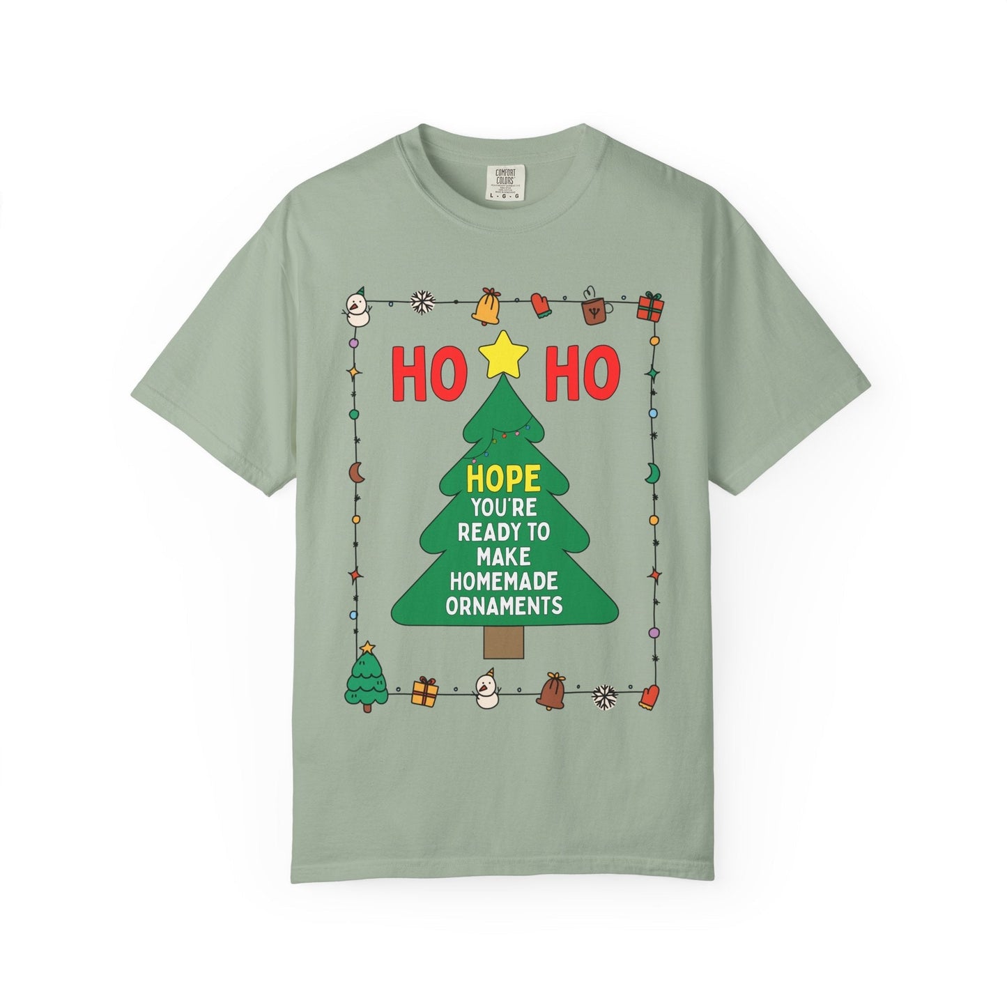Cute Matching Christmas Activity T-Shirts for Family: Ho Ho Hope