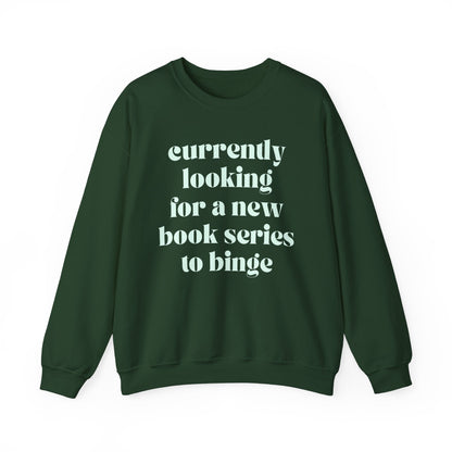 Cute Monochromatic Book Lover Sweatshirt