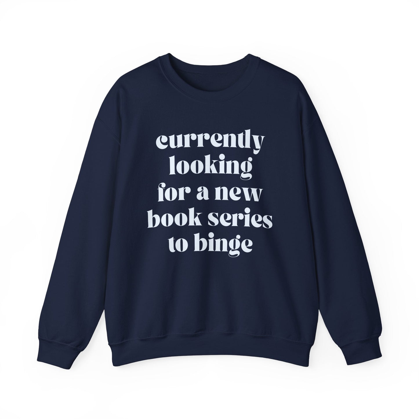 Cute Monochromatic Book Lover Sweatshirt