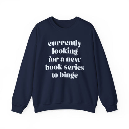 Cute Monochromatic Book Lover Sweatshirt