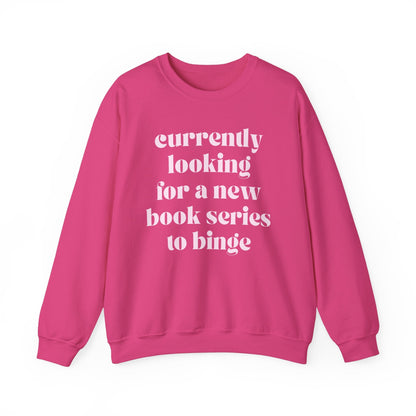 Cute Monochromatic Book Lover Sweatshirt