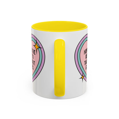 Cute Optometrist Coffee Mug: Hope You're Ready to Talk About Glasses