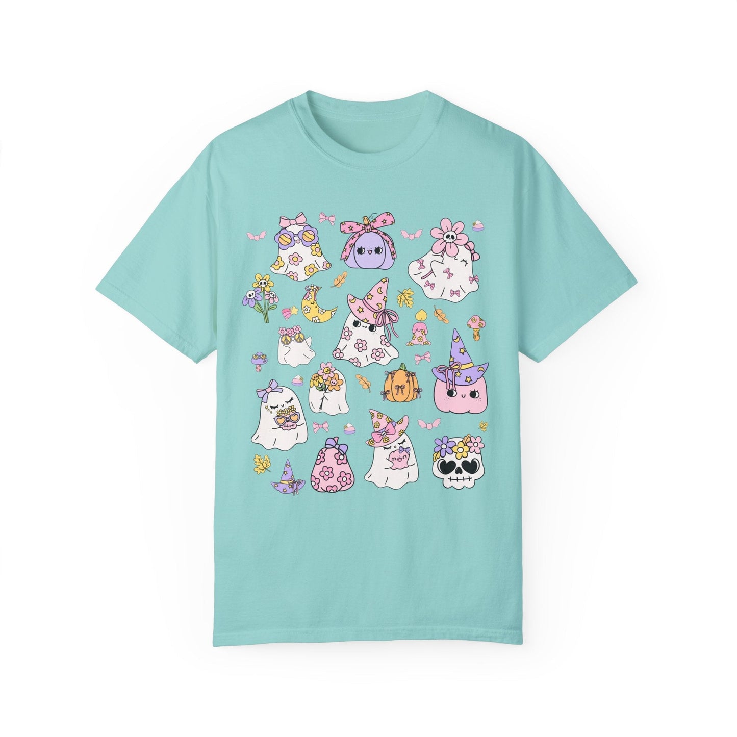 Cute Pastel Goth Halloween Teacher Tee Shirt