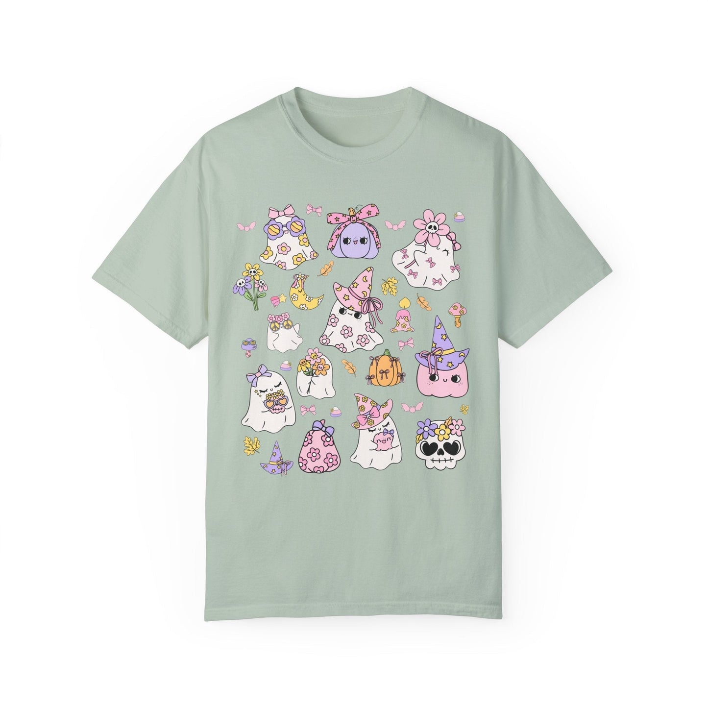 Cute Pastel Goth Halloween Teacher Tee Shirt