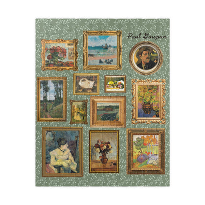 Cute Paul Gauguin Puzzle with Flowers