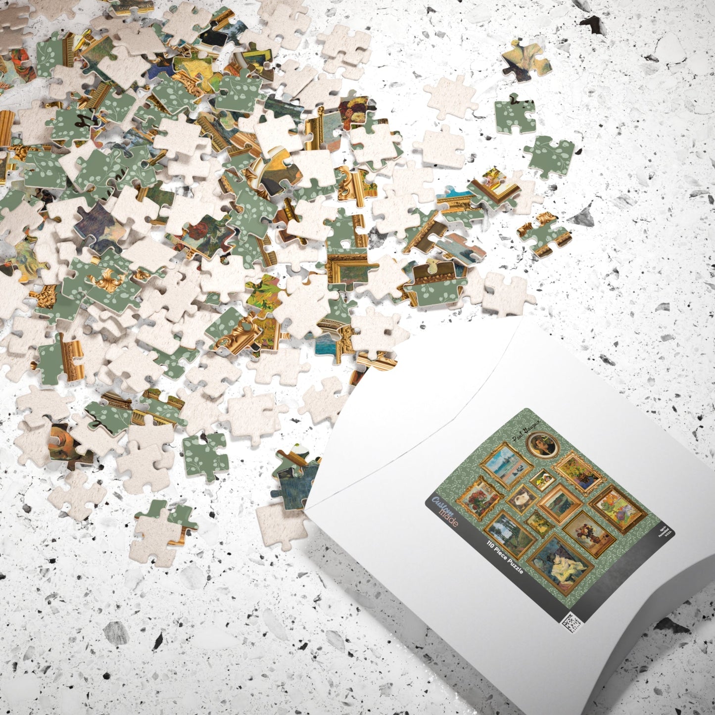 Cute Paul Gauguin Puzzle with Flowers