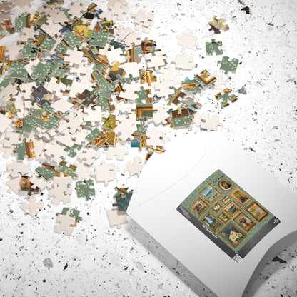Cute Paul Gauguin Puzzle with Flowers