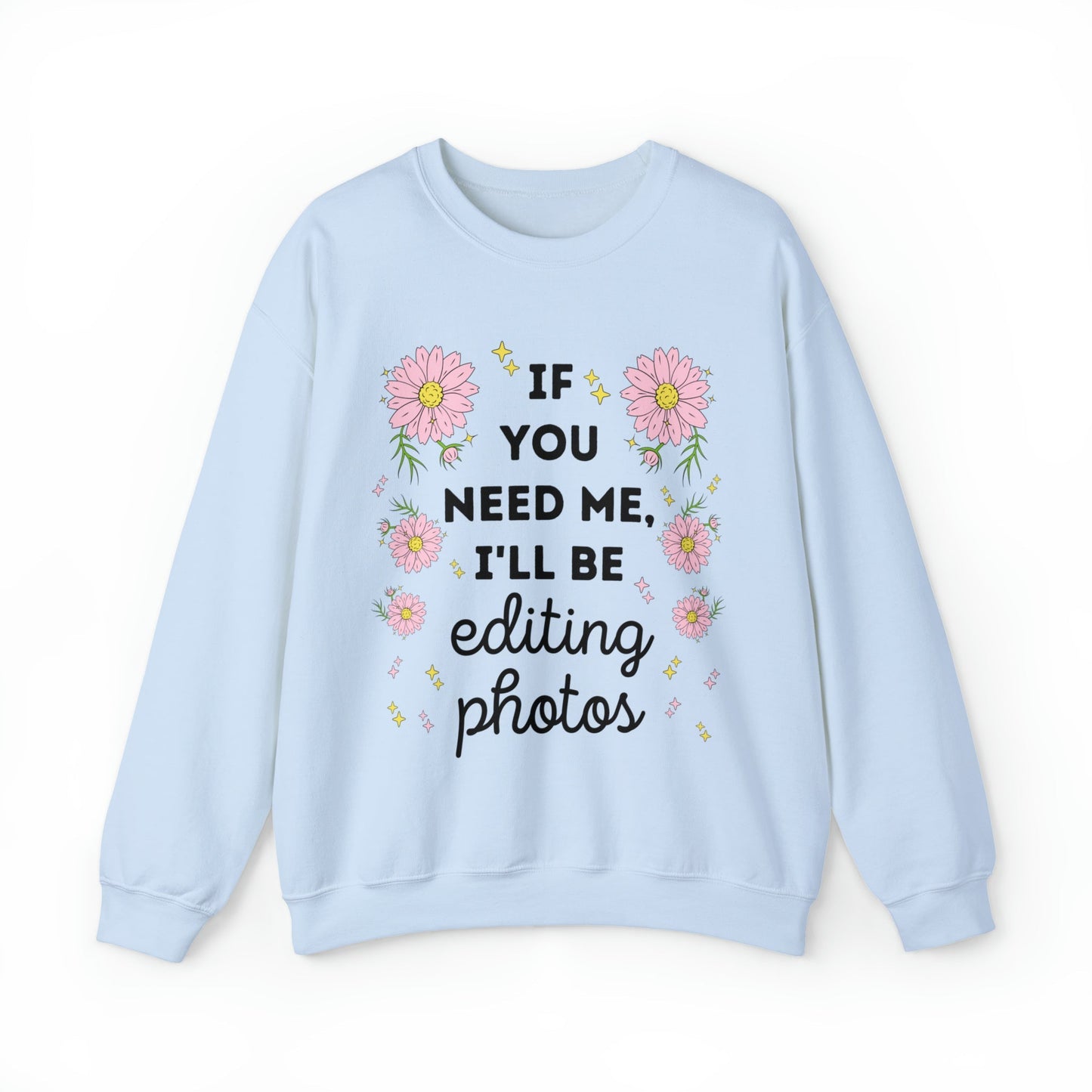 Cute Photographer Sweatshirt for Wedding Photographer or Photography Editor