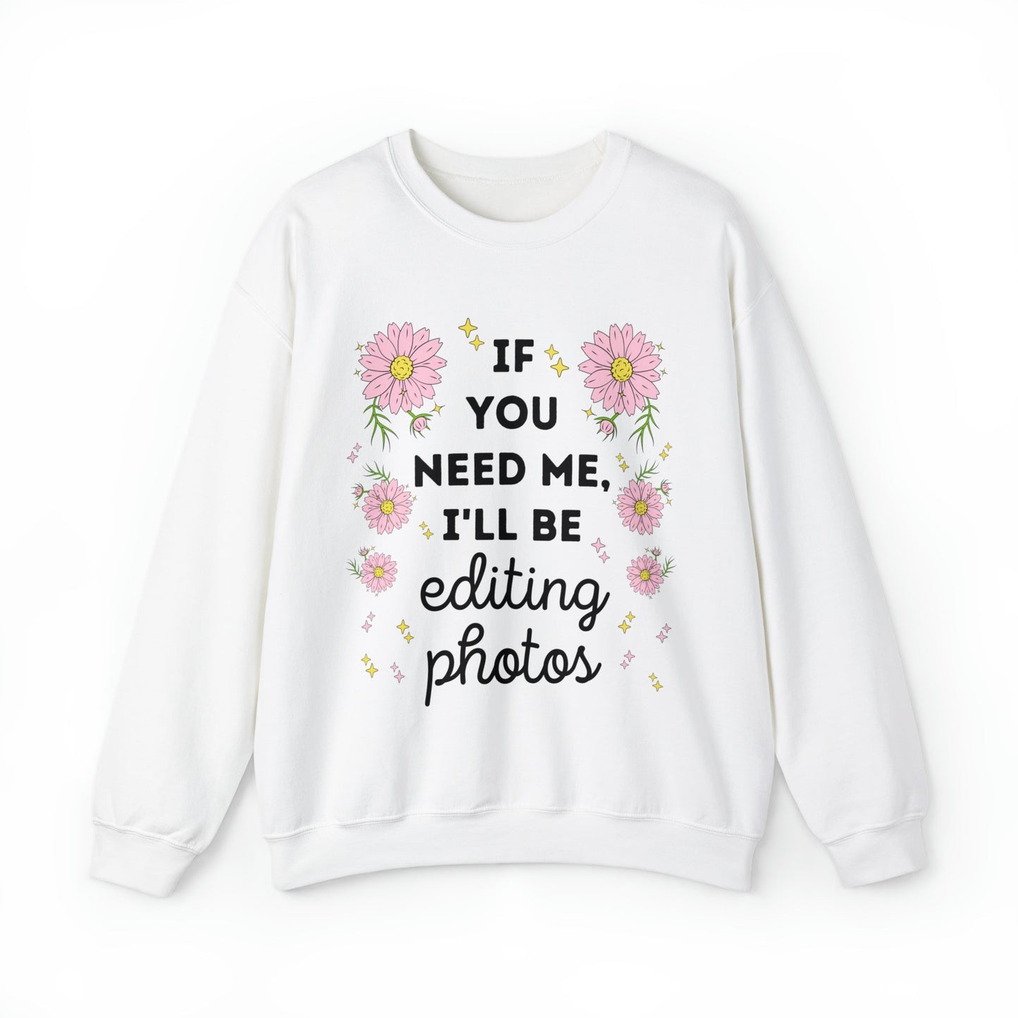 Cute Photographer Sweatshirt for Wedding Photographer or Photography Editor