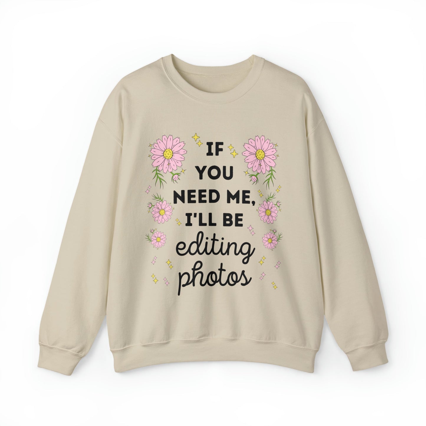 Cute Photographer Sweatshirt for Wedding Photographer or Photography Editor