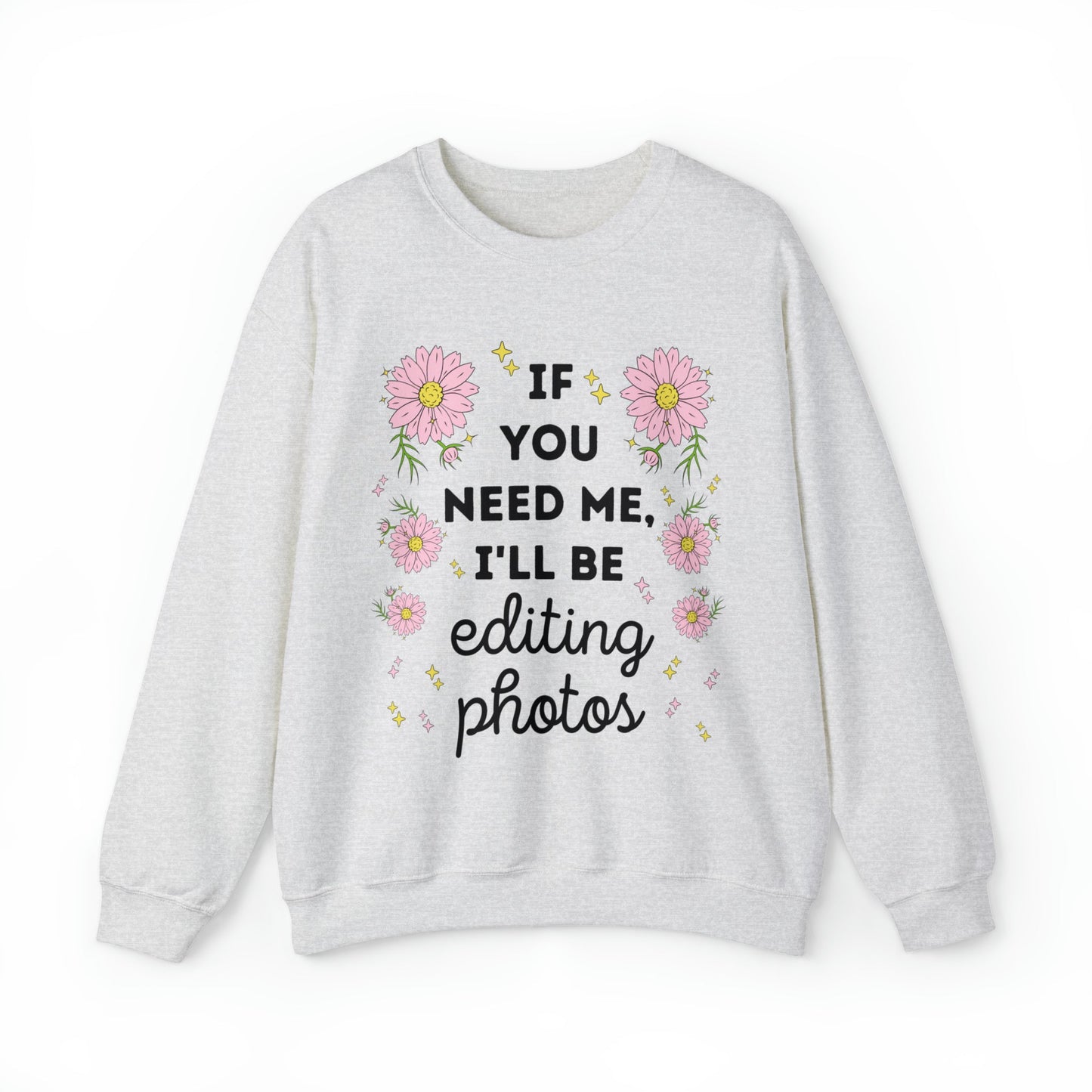 Cute Photographer Sweatshirt for Wedding Photographer or Photography Editor