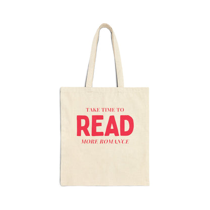 Cute Romance Reader Tote Bag