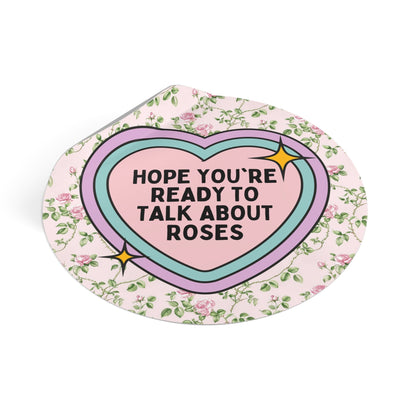 Cute Rose Gardening Sticker