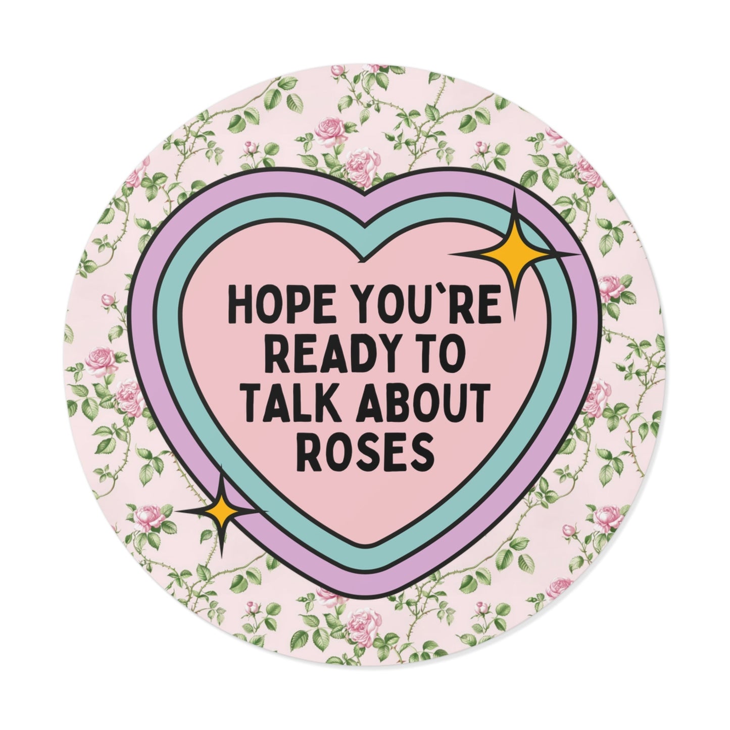 Cute Rose Gardening Sticker