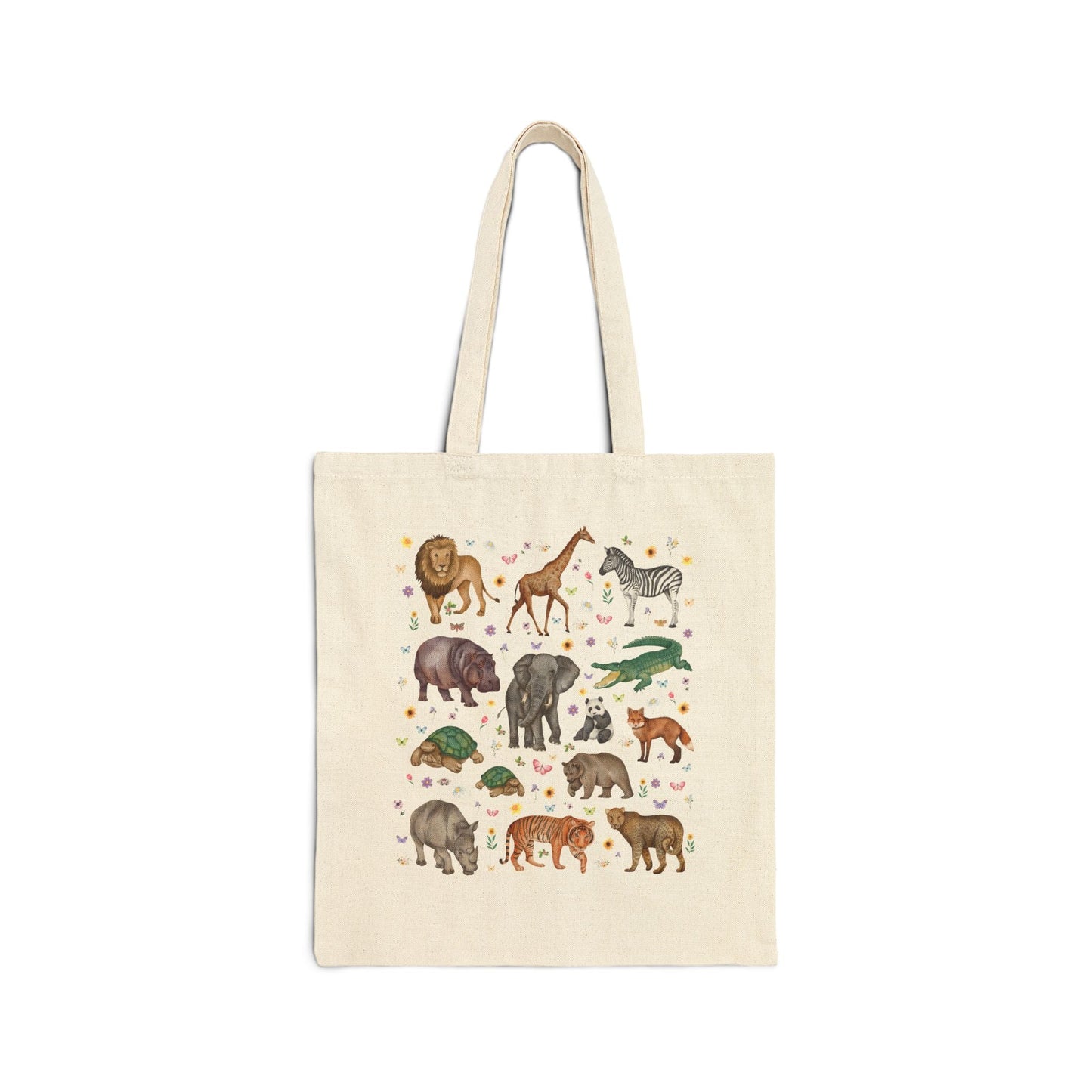 Cute Safari Animal Tote