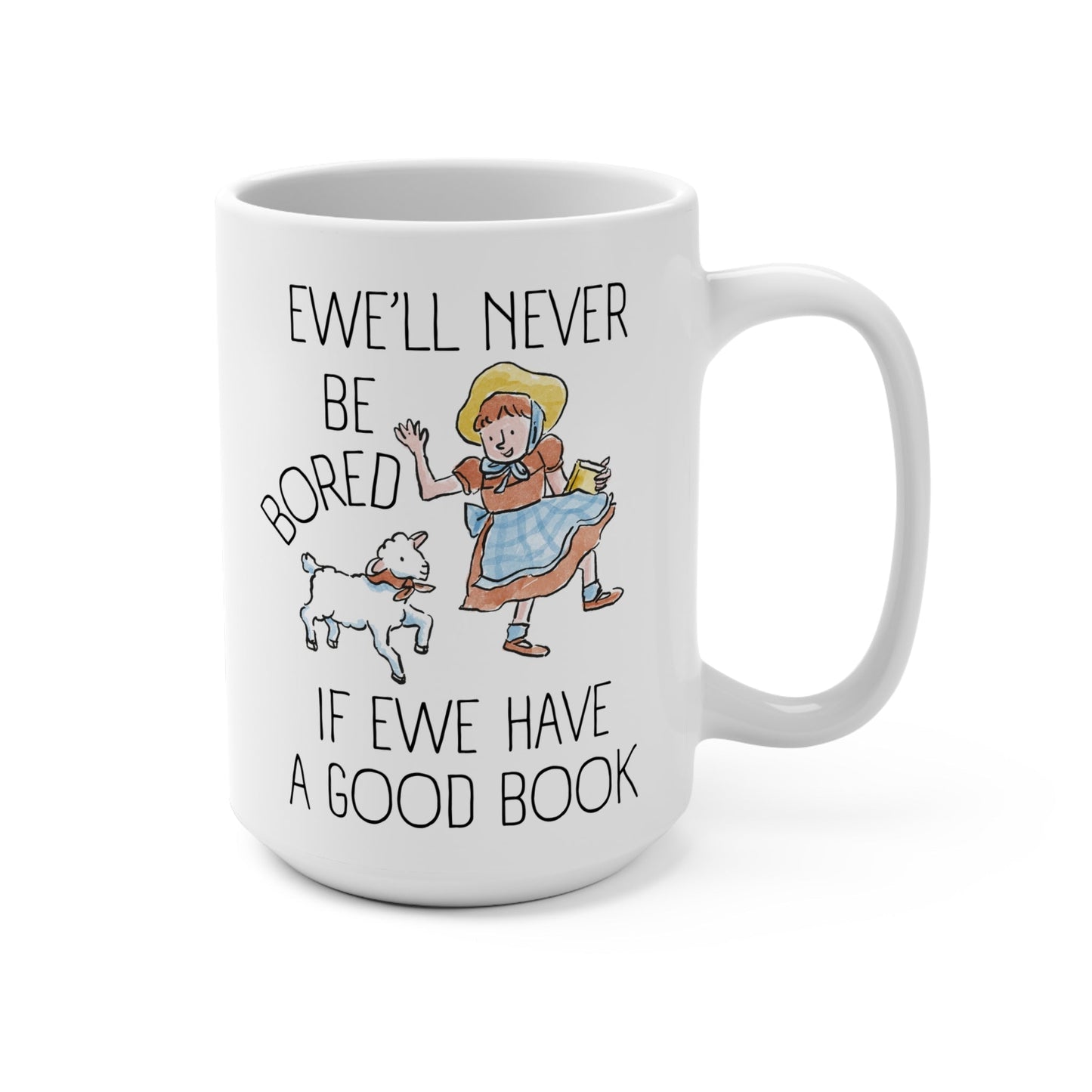 Ewe'll Never Be Bored Bookish Mug