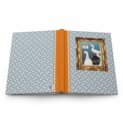 Cute Serious Goose Notebook