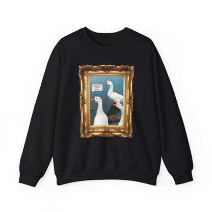 Cute Serious Goose Sweatshirt