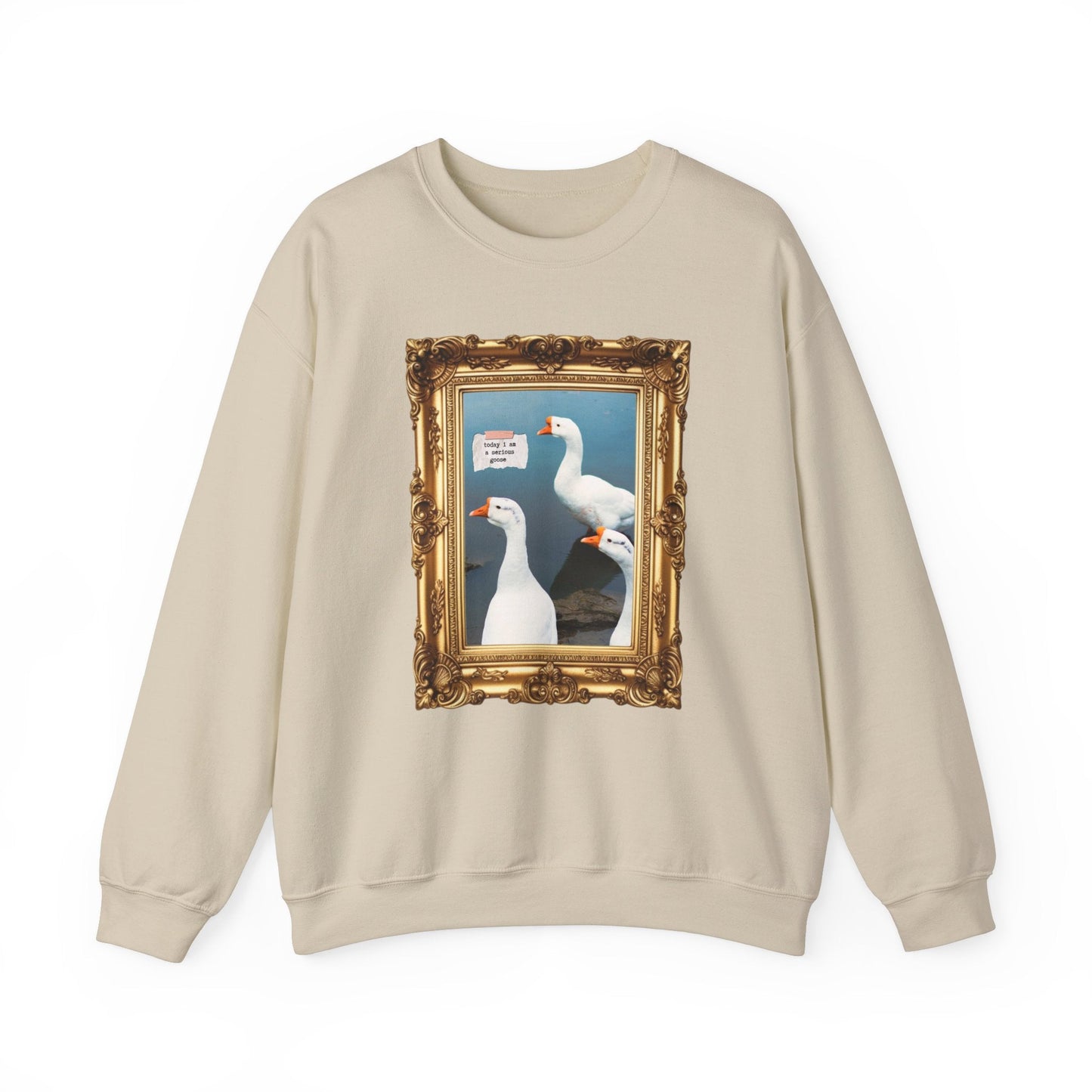 Cute Serious Goose Sweatshirt