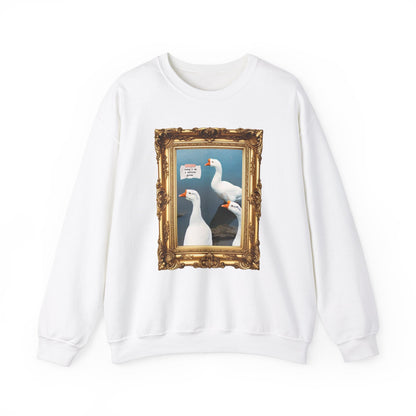 Cute Serious Goose Sweatshirt