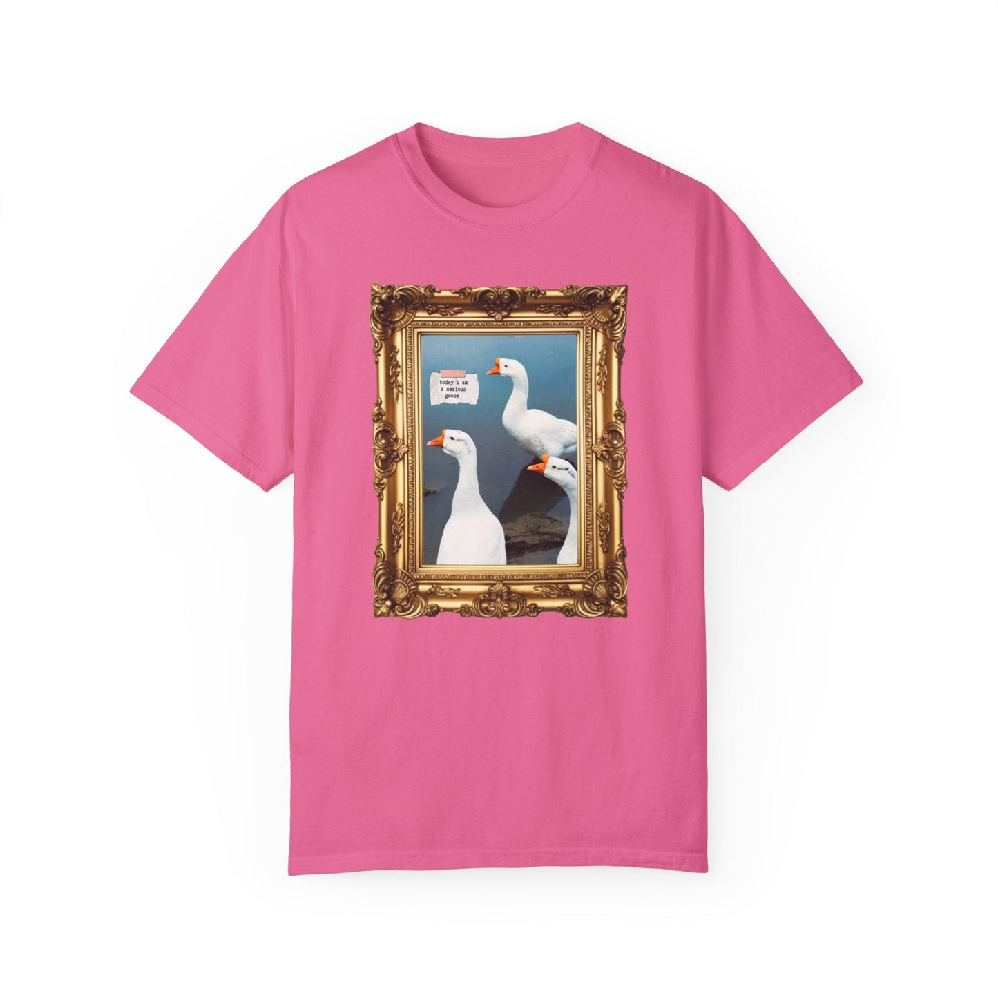 Cute Serious Goose Tee Shirt