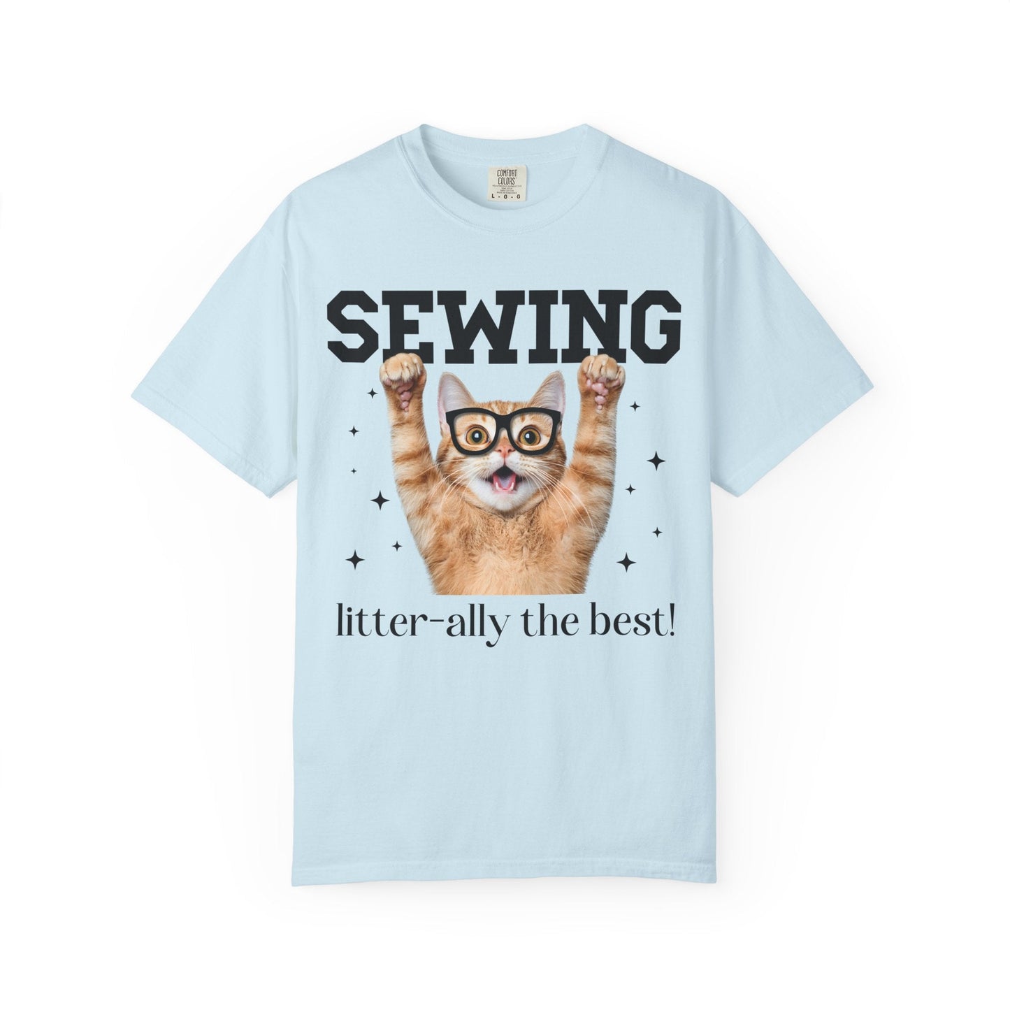 Cute Sewing Lover Cat Tee