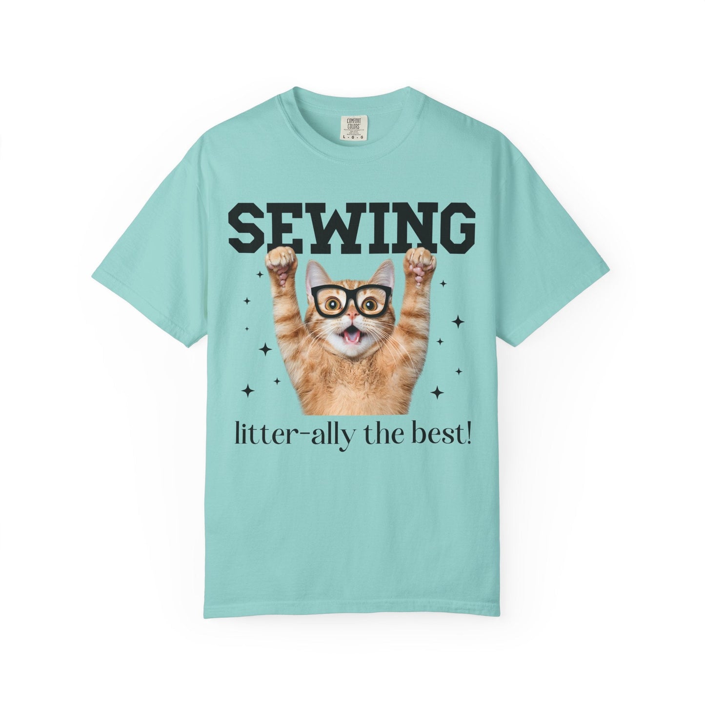 Cute Sewing Lover Cat Tee