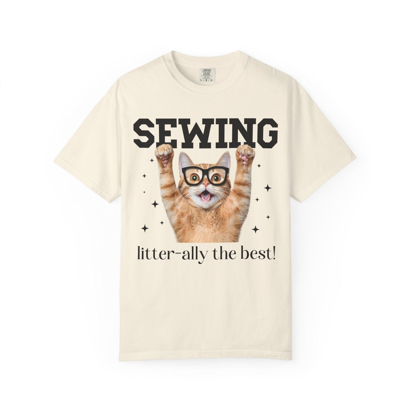 Cute Sewing Lover Cat Tee
