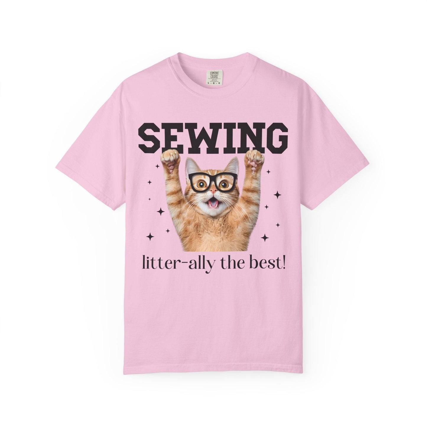 Cute Sewing Lover Cat Tee