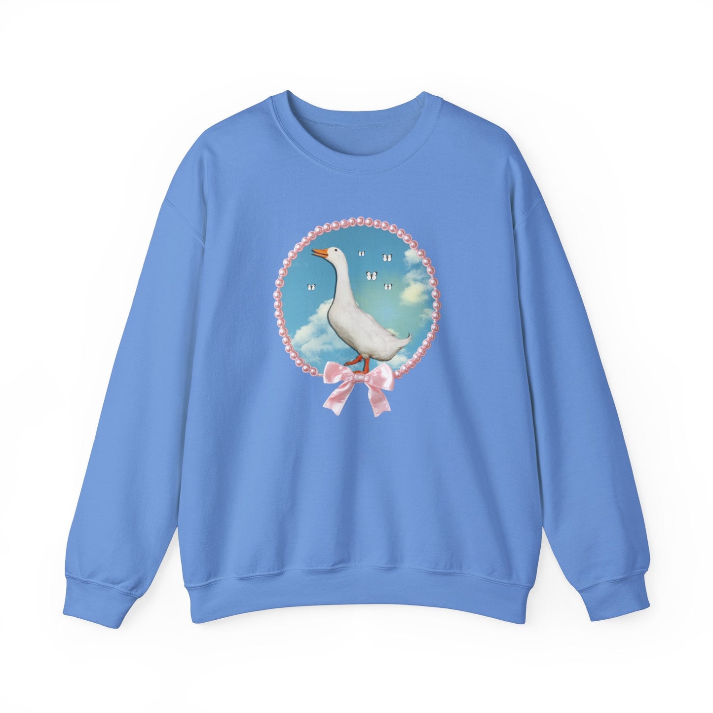 Cute Silly Goose Sweatshirt with Bow