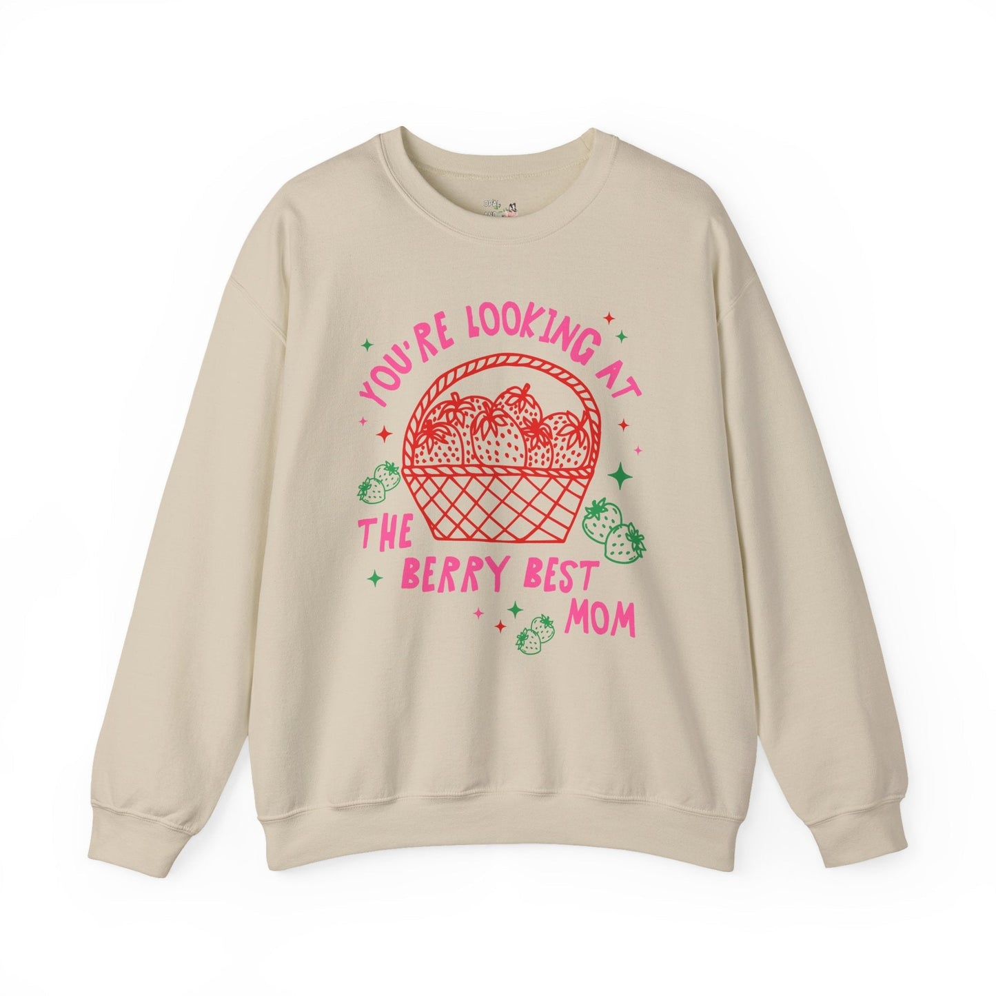 Cute Strawberry Sweatshirt: The Beary Best Mom