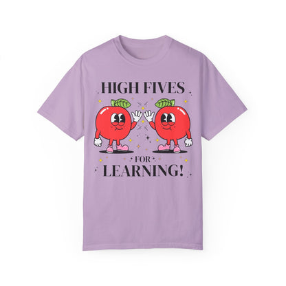 High Fives for Learning Teacher Tee