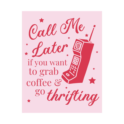 Cute Thrifting Poster