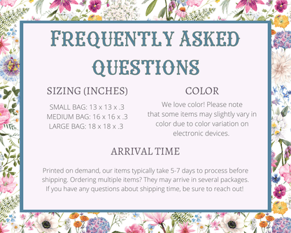 Cute Western Tote Bag